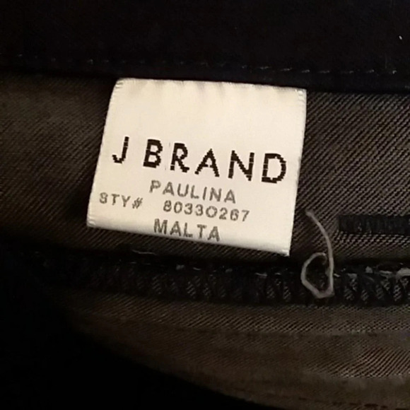 J.Brand Paulina Skinny Ankle Crop Jeans - Picture 8 of 8